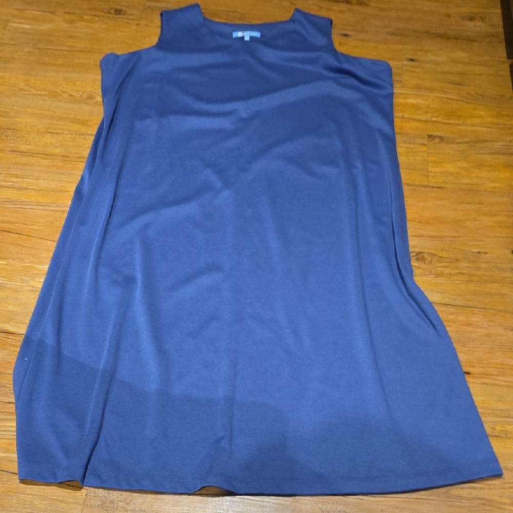 Sleeveless Blue Women's Dress Sz2X